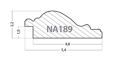 NA189.1.274 Деревянный багет